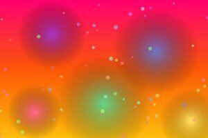 Smooth liquid gradient art with overlapping coloured blobs - decorative artwork