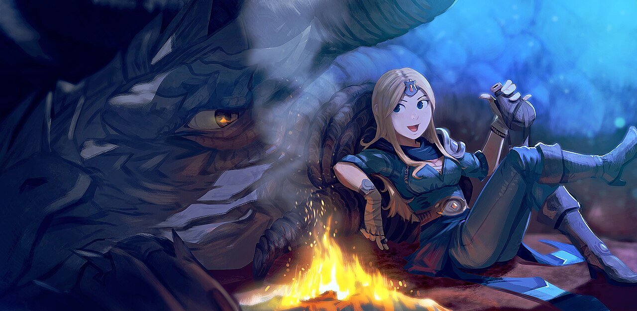 Detailed fantasy miniature painting and hobby crafting