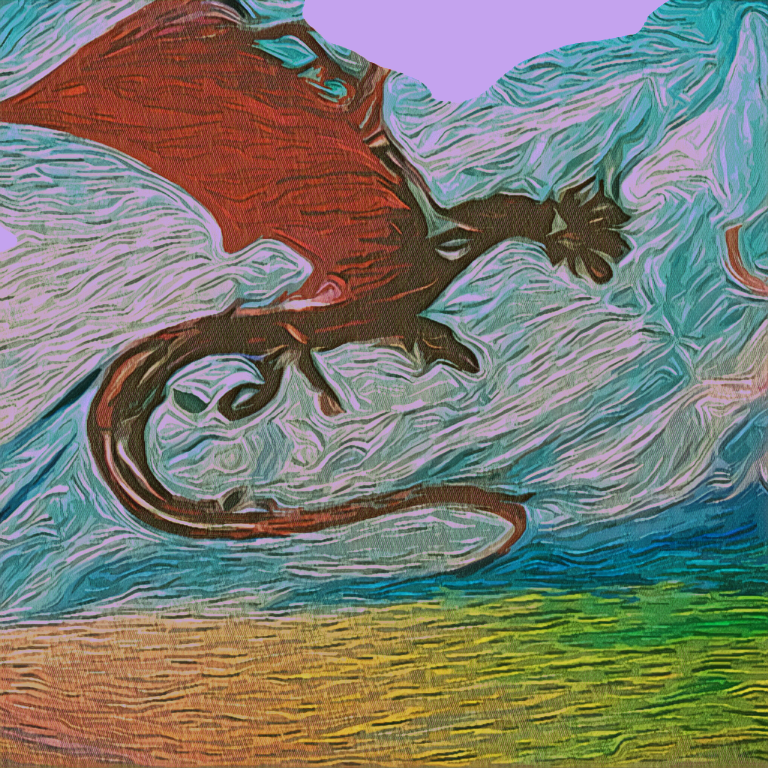 Dragon Revives - Epic fantasy awakening scene